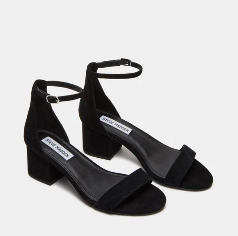IRENEEW BLACK SUEDE